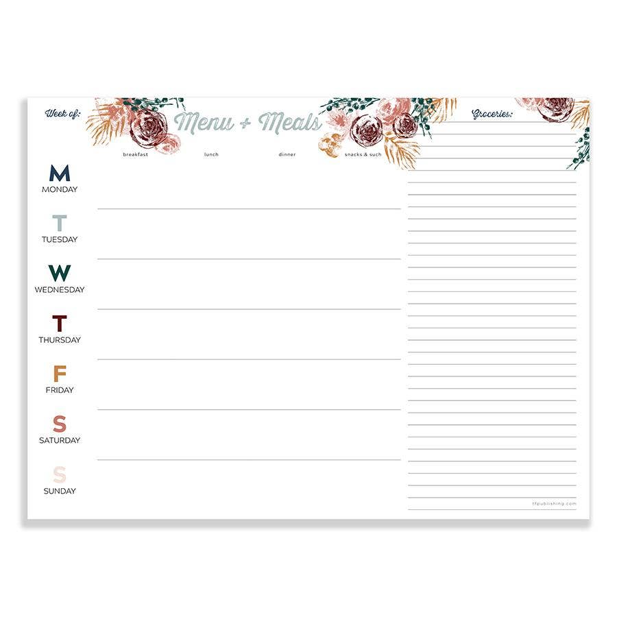 Weekly Meal Planning Pad (open dated)
