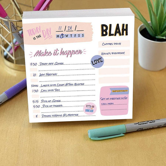 Make it Happen Daily Note Block (undated)