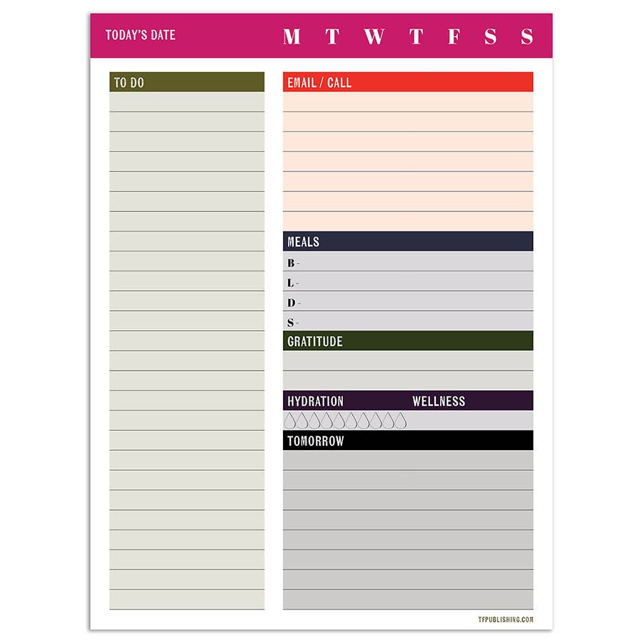 Daily Bold Moves Task Pad