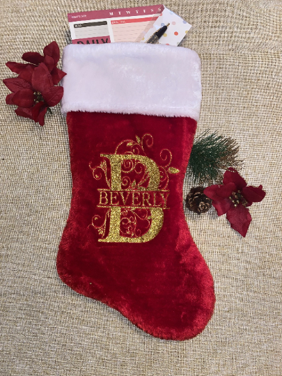 Plush Christmas Stocking